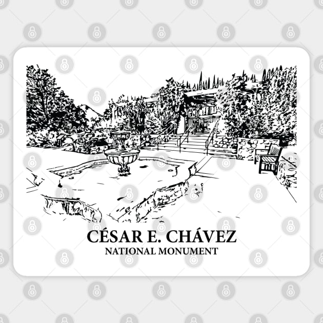 César E. Chávez National Monument Magnet by Lakeric